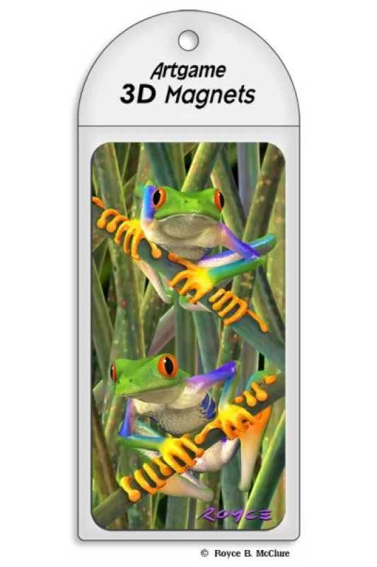 3D Magnet Laubfrösche